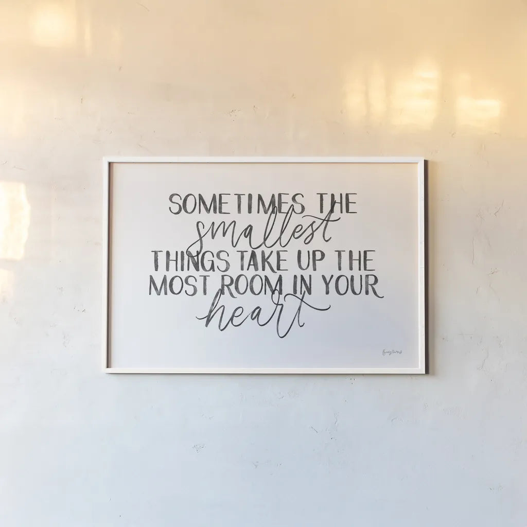 Little Child II BW by Becky Thorns. shown as a paper print in a white frame. Available as a archival giclee rolled canvas, fine art paper, or poster print. SKU 62143i.