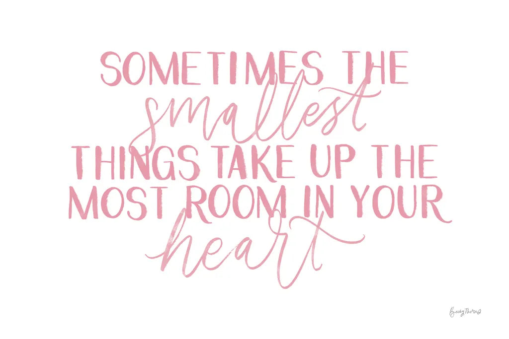 Little Child II Pink by Becky Thorns. SKU 66994i. Archival Giclee Fine art print for wall decor.