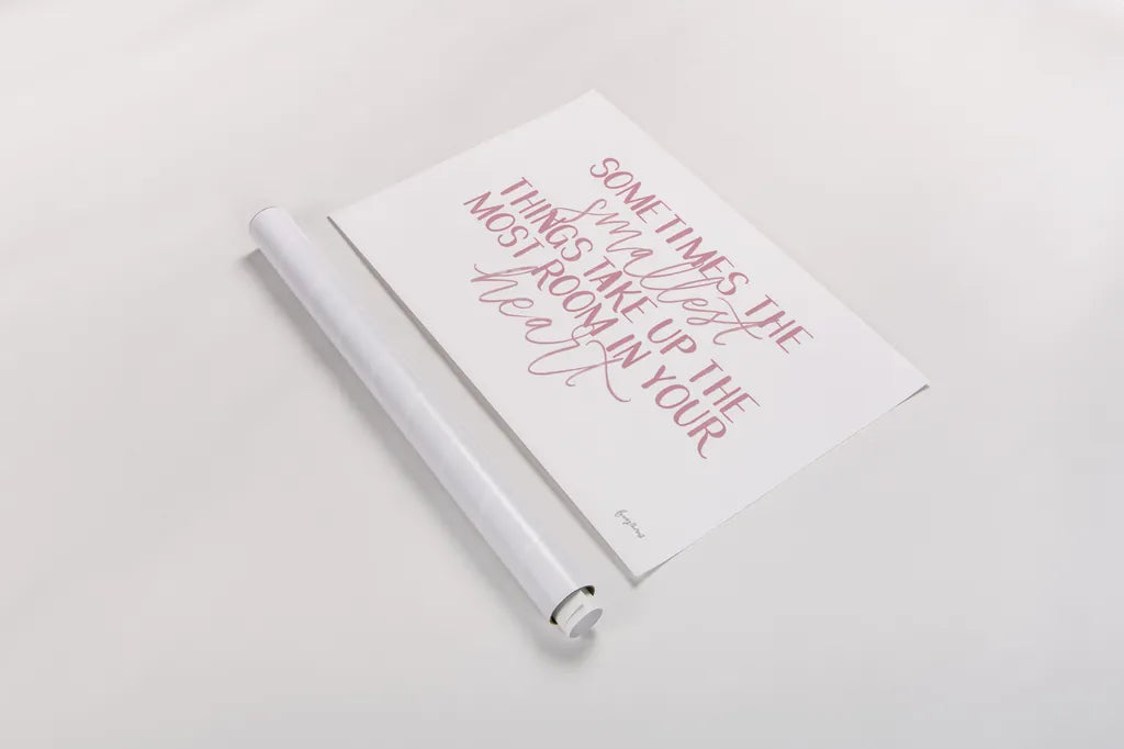 Little Child II Pink by Becky Thorns. shown as a rolled paper print. Available as archival giclee rolled canvas, fine art paper, or poster print. SKU 66994i.