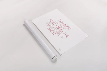 Little Child III Pink by Becky Thorns. shown as a rolled paper print. Available as archival giclee rolled canvas, fine art paper, or poster print. SKU 66995i.