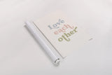 Love Each Other II by Becky Thorns. shown as a rolled paper print. Available as archival giclee rolled canvas, fine art paper, or poster print. SKU 70981h.