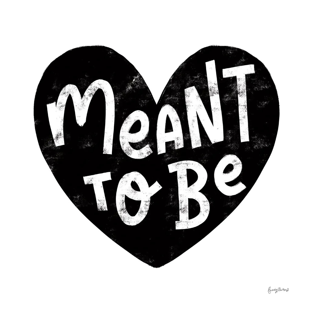 Love Letters II BW by Becky Thorns. SKU 70451a. Archival Giclee Fine art print for wall decor.