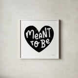 Love Letters II BW by Becky Thorns. Shown in a crisp white glass frame for a clean and minimalist style. Available as an archival giclee rolled canvas, fine art paper, or poster print. SKU 70451a.