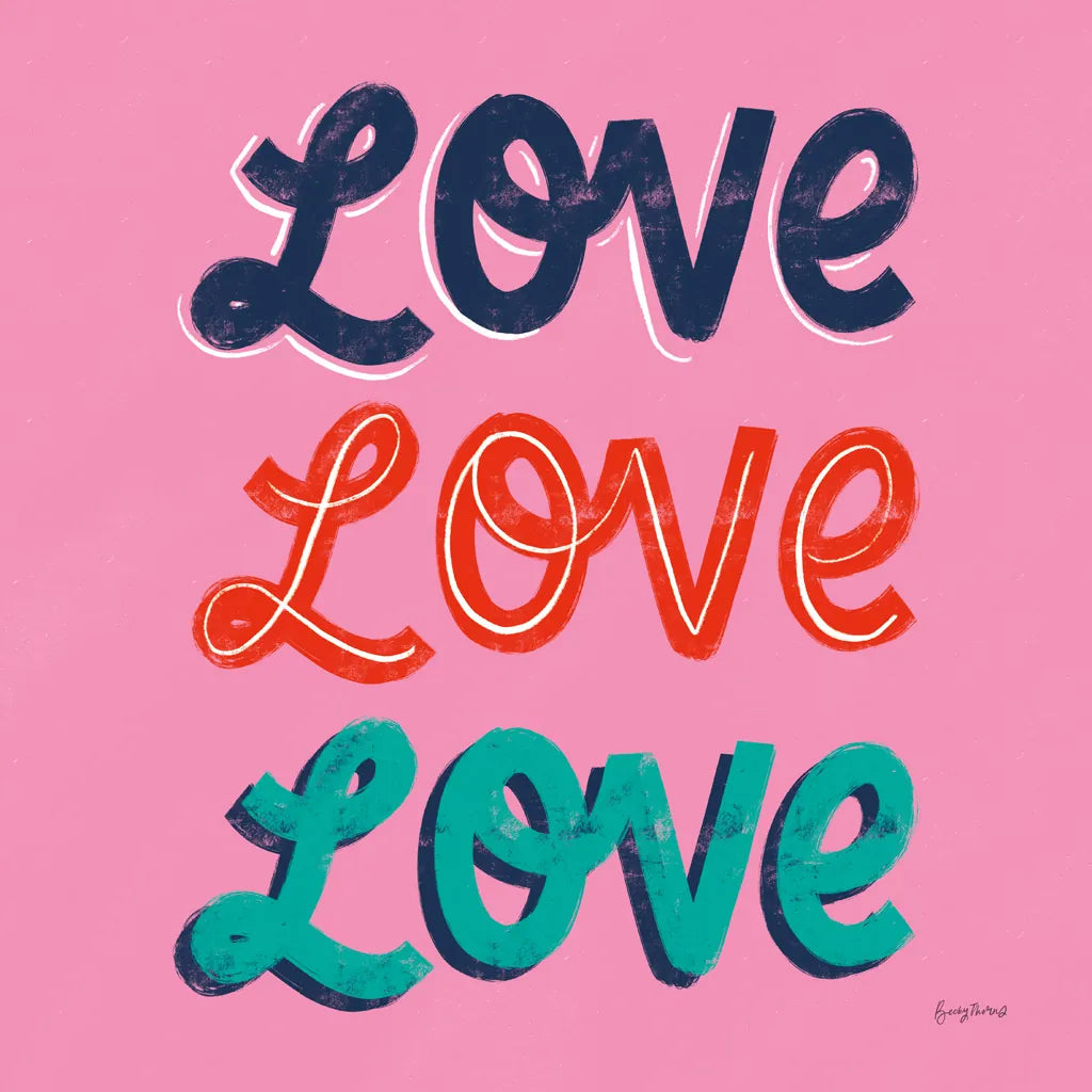 Love Letters III by Becky Thorns. SKU 68908a. Archival Giclee Fine art print for wall decor.
