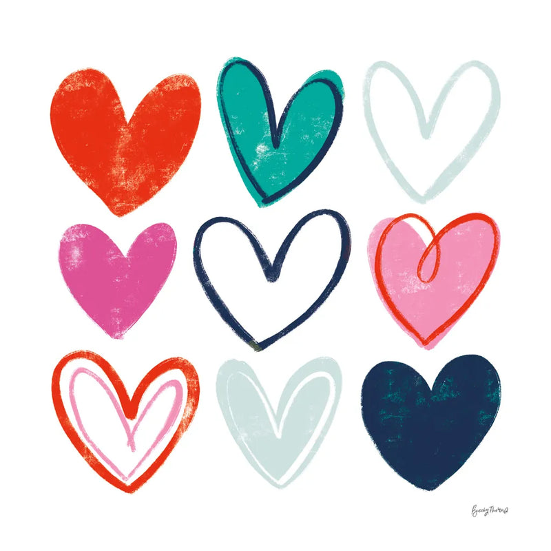 Love Letters VI by Becky Thorns. SKU 68911a. Archival Giclee Fine art print for wall decor.