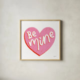 Love Letters VII by Becky Thorns. Shown in a natural wood glass frame for a timeless modern aesthetic. Available as an archival giclee rolled canvas, fine art paper, or poster print. SKU 68912a.