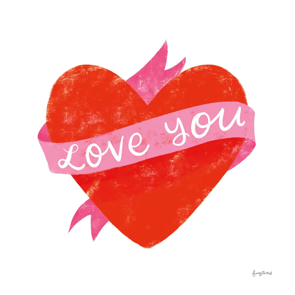 Love Letters VIII by Becky Thorns. SKU 68913a. Archival Giclee Fine art print for wall decor.