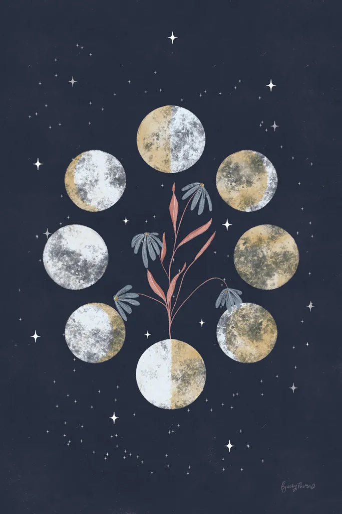 Luna I by Becky Thorns. SKU 67766h. Archival Giclee Fine art print for wall decor.