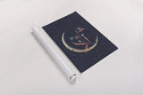 Luna II by Becky Thorns. shown as a rolled paper print. Available as archival giclee rolled canvas, fine art paper, or poster print. SKU 67767h.