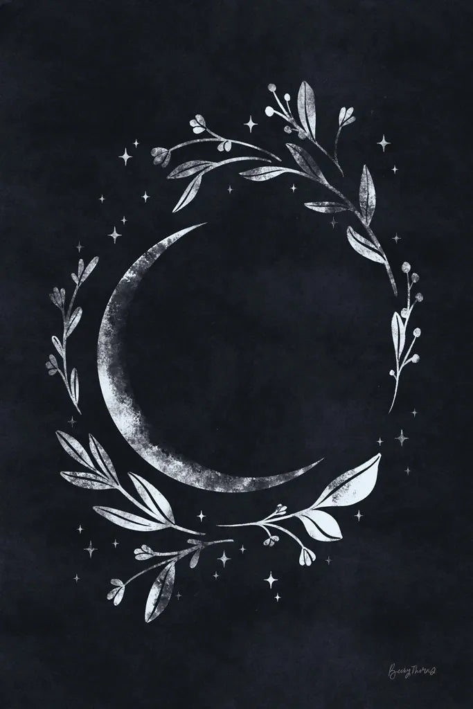 Lunar I by Becky Thorns. SKU 67814h. Archival Giclee Fine art print for wall decor.