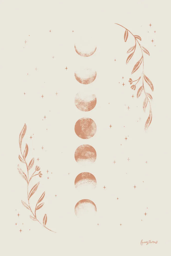 Lunar II Neutral by Becky Thorns. SKU 75901h. Archival Giclee Fine art print for wall decor.