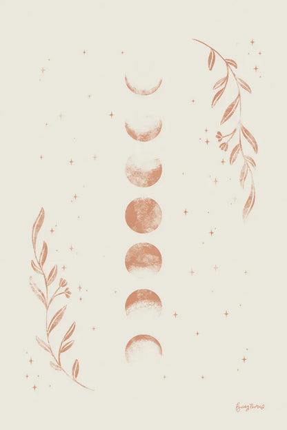 Lunar II Neutral by Becky Thorns. SKU 75901h. Archival Giclee Fine art print for wall decor.