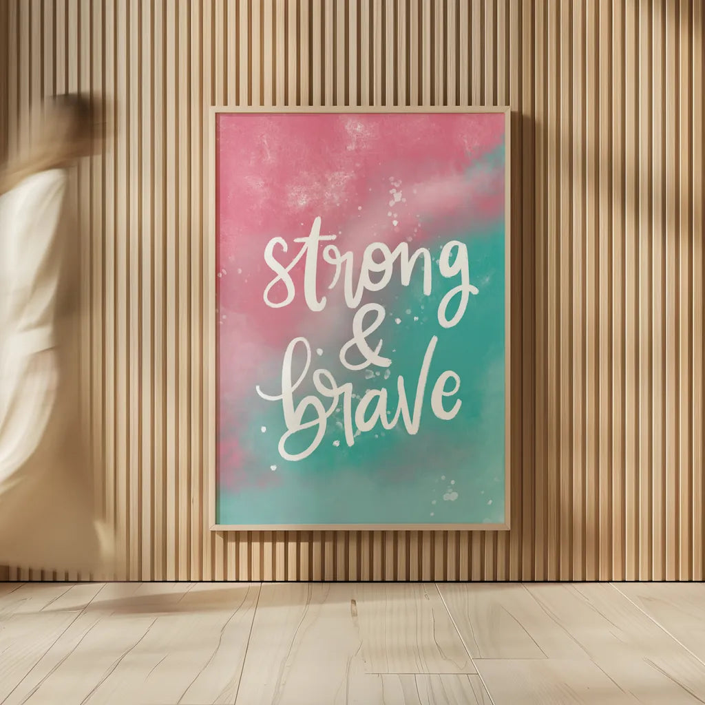 Magical Girl I by Becky Thorns. shown as over sized large wall art. Available as an archival giclee rolled canvas, fine art paper, or poster print. SKU 66454h.