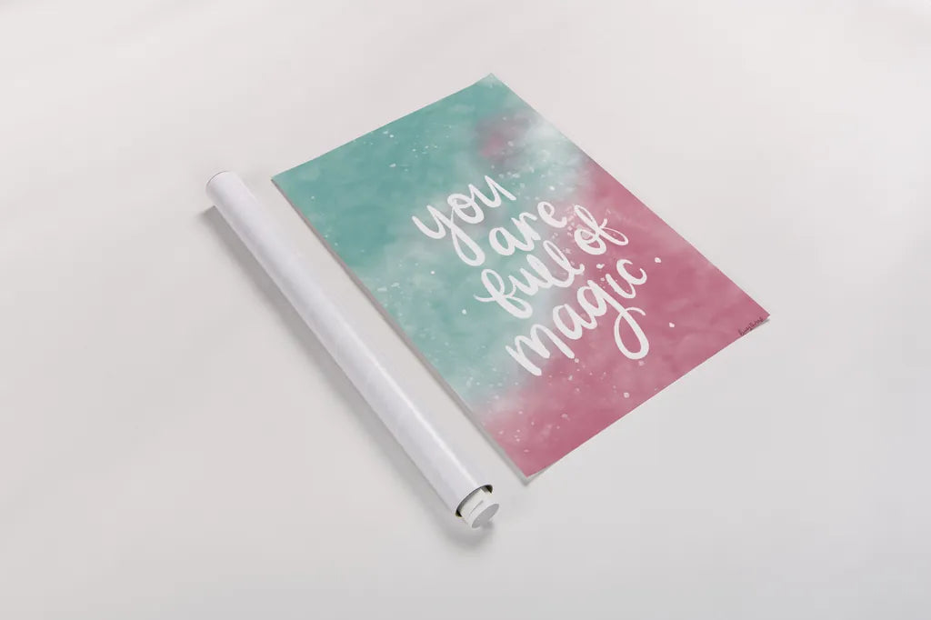 Magical Girl II by Becky Thorns. shown as a rolled paper print. Available as archival giclee rolled canvas, fine art paper, or poster print. SKU 66455h.