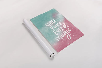 Magical Girl II by Becky Thorns. shown as a rolled paper print. Available as archival giclee rolled canvas, fine art paper, or poster print. SKU 66455h.