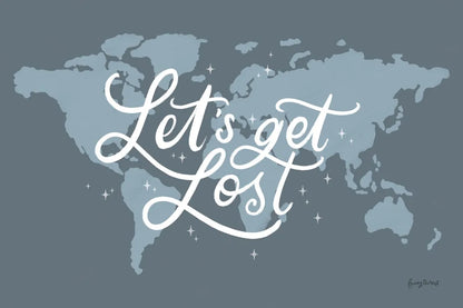 Mapped Out III by Becky Thorns. SKU 68327i. Archival Giclee Fine art print for wall decor.