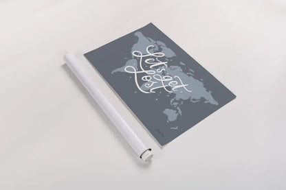 Mapped Out III by Becky Thorns. shown as a rolled paper print. Available as archival giclee rolled canvas, fine art paper, or poster print. SKU 68327i.