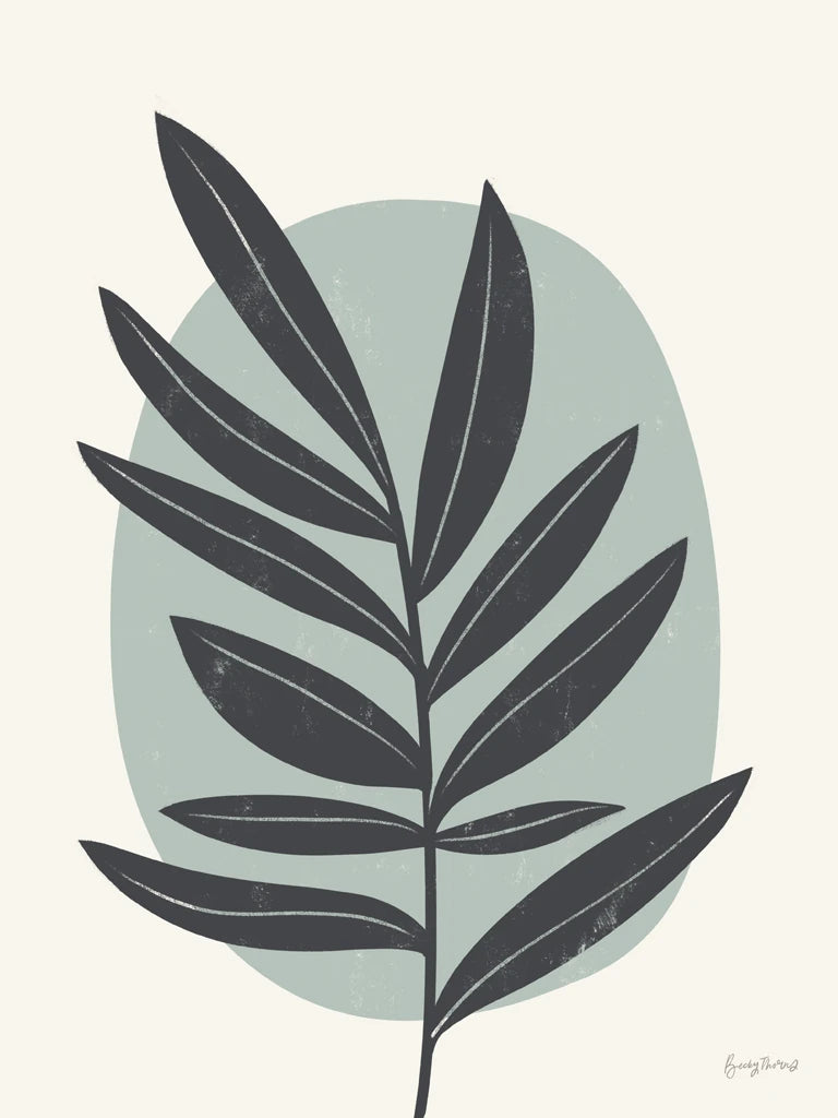 Mid Century Modern I Blue Crop by Becky Thorns