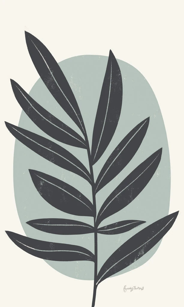Mid Century Modern I Blue Crop by Becky Thorns