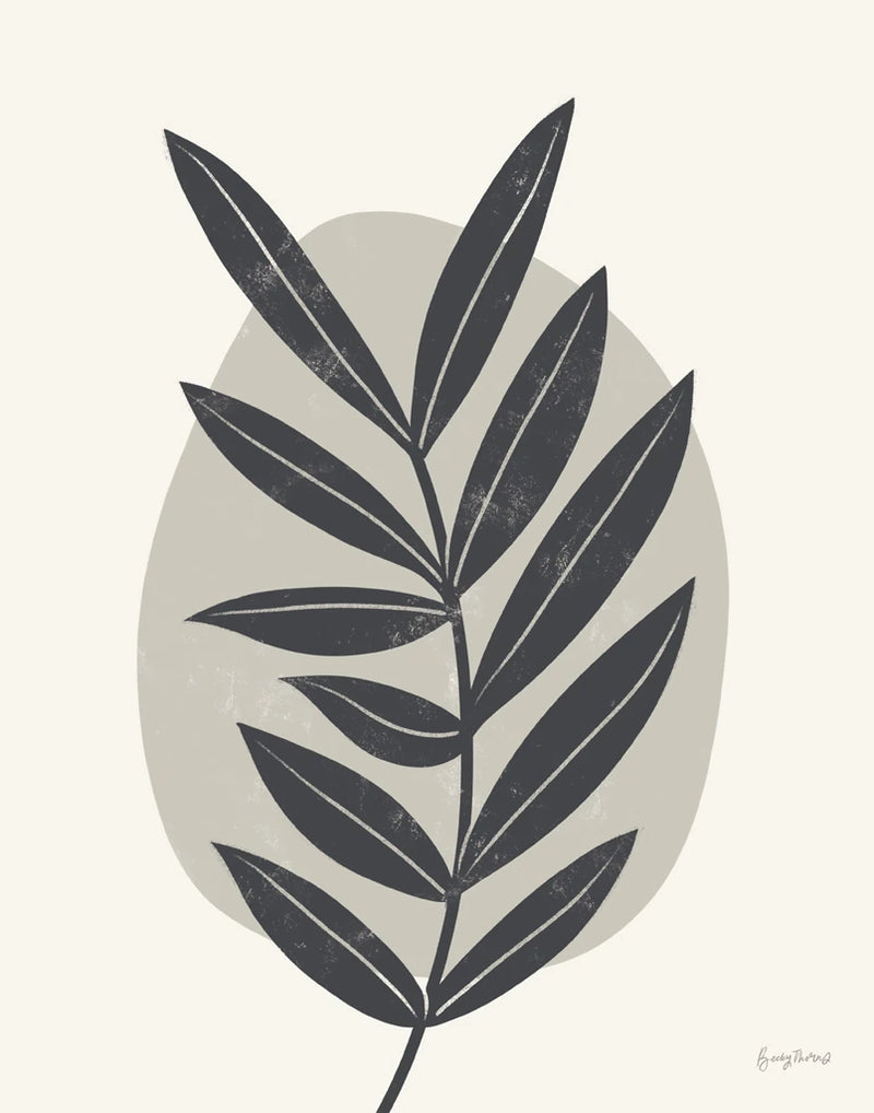 Mid Century Modern II Gray by Becky Thorns