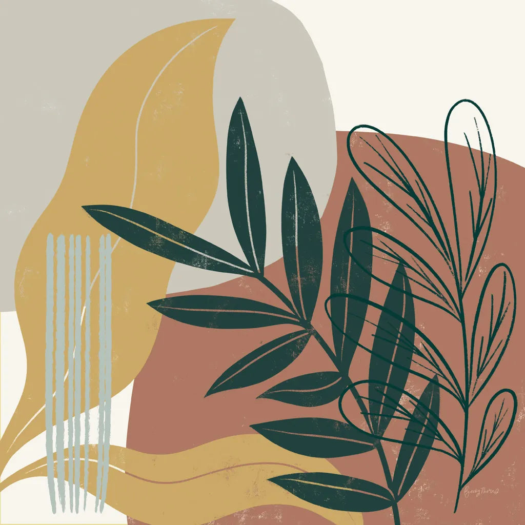 Mid Century Modern II Light by Becky Thorns. SKU 69582a. Archival Giclee Fine art print for wall decor.