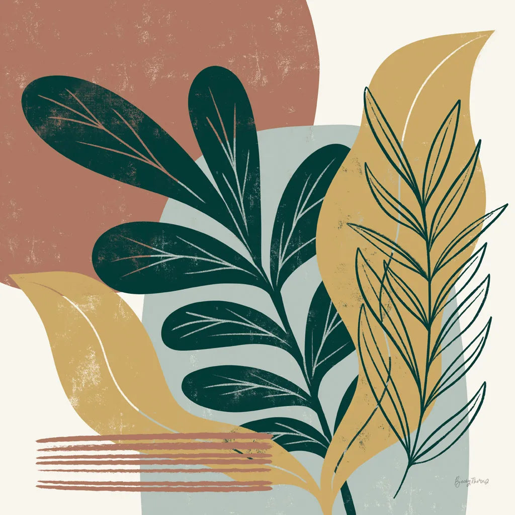 Mid Century Modern III Light by Becky Thorns. SKU 69583a. Archival Giclee Fine art print for wall decor.