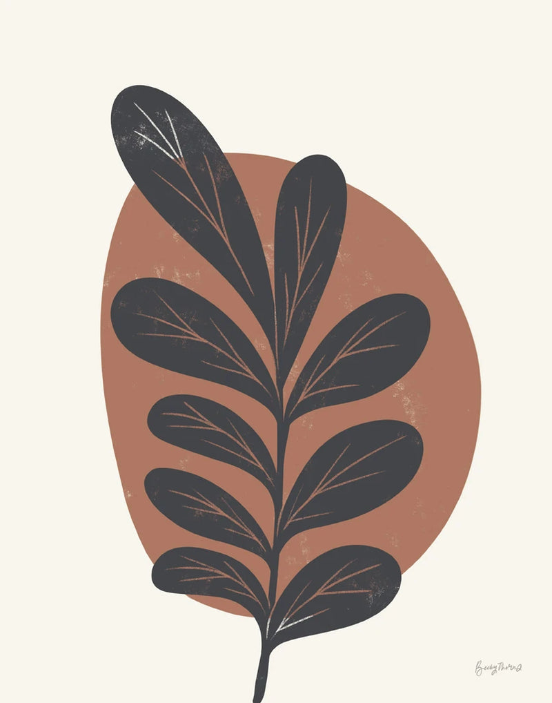 Mid Century Modern III Terracotta by Becky Thorns