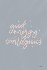 Mod Glam Good Energy I Pink Gray by Becky Thorns. SKU 68708h. Archival Giclee Fine art print for wall decor.