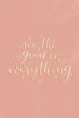 Mod Glam See the Good I by Becky Thorns. SKU 66715h. Archival Giclee Fine art print for wall decor.