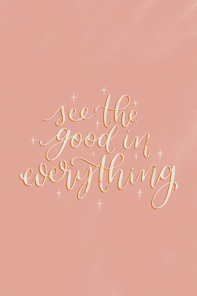 Mod Glam See the Good I by Becky Thorns. SKU 66715h. Archival Giclee Fine art print for wall decor.