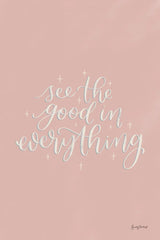 Mod Glam See the Good I Pink by Becky Thorns. SKU 68709h. Archival Giclee Fine art print for wall decor.