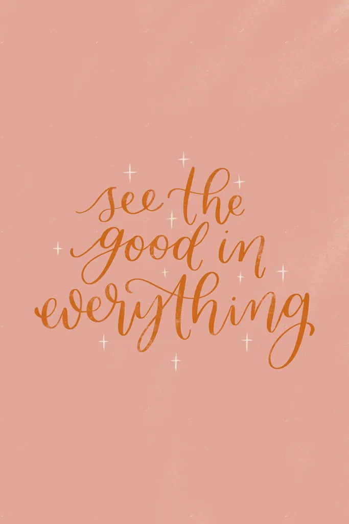Mod Glam See the Good II by Becky Thorns. SKU 66717h. Archival Giclee Fine art print for wall decor.