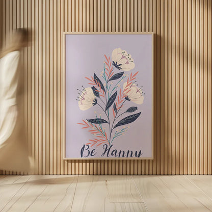 Modern Floral I Lilac by Becky Thorns. shown as over sized large wall art. Available as an archival giclee rolled canvas, fine art paper, or poster print. SKU 64130h.
