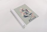 Modern Floral I Mint by Becky Thorns. shown as a rolled paper print. Available as archival giclee rolled canvas, fine art paper, or poster print. SKU 64131h.