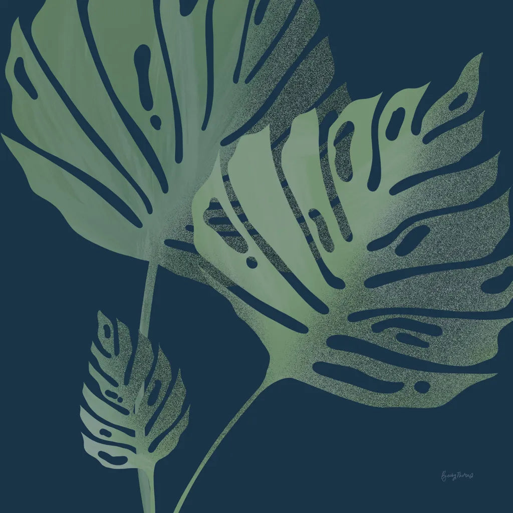 Monstera III by Becky Thorns. SKU 52081a. Archival Giclee Fine art print for wall decor.