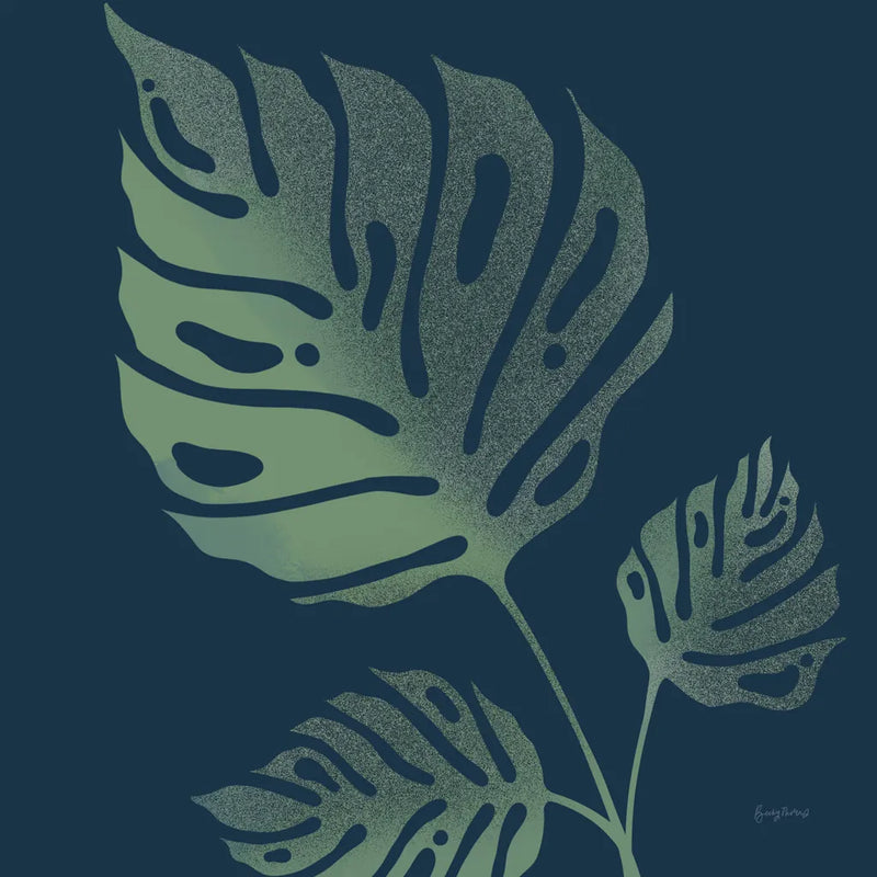 Monstera IV by Becky Thorns. SKU 52082a. Archival Giclee Fine art print for wall decor.