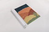 Mountainous II by Becky Thorns. shown as a rolled paper print. Available as archival giclee rolled canvas, fine art paper, or poster print. SKU 75965h.