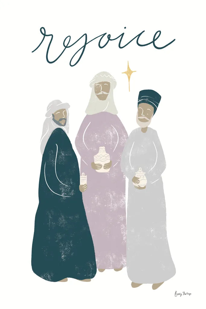 Nativity III by Becky Thorns. SKU 73738h. Archival Giclee Fine art print for wall decor.