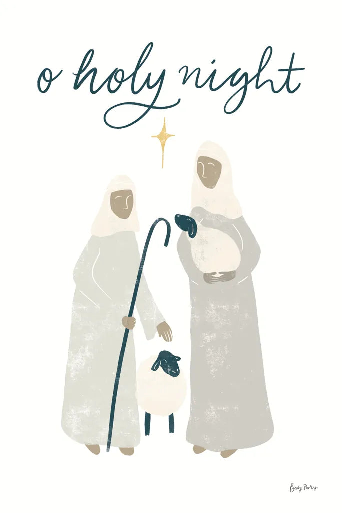 Nativity IV by Becky Thorns. SKU 73739h. Archival Giclee Fine art print for wall decor.