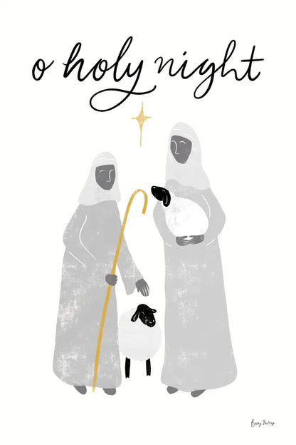 Nativity IV BWG by Becky Thorns. SKU 75725h. Archival Giclee Fine art print for wall decor.