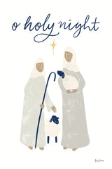 Nativity IV with Navy by Becky Thorns. SKU 75408h. Archival Giclee Fine art print for wall decor.