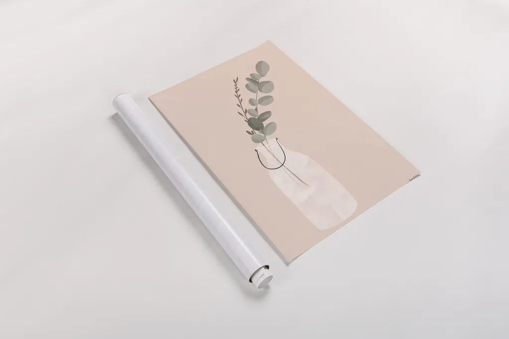 Natural Vessels I by Becky Thorns. shown as a rolled paper print. Available as archival giclee rolled canvas, fine art paper, or poster print. SKU 73121h.