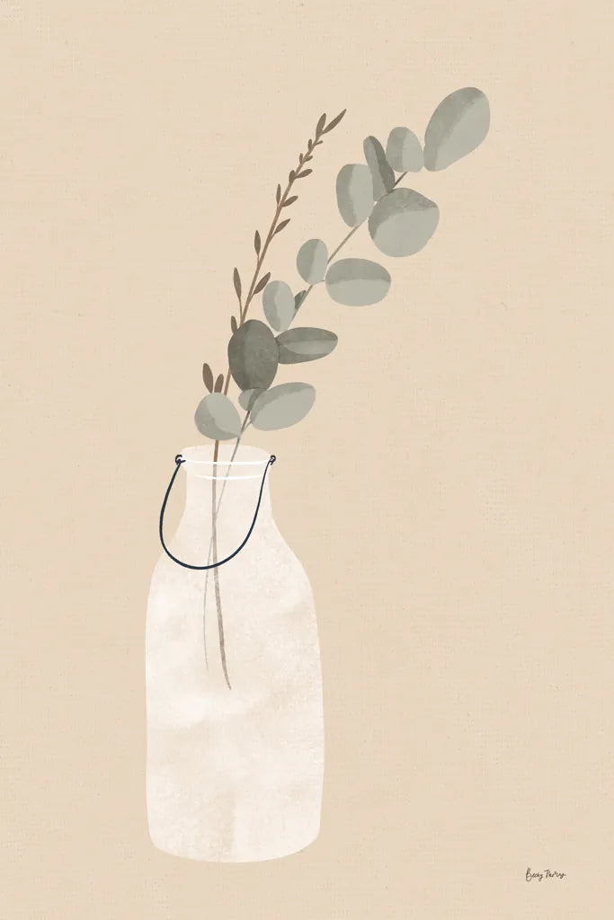 Natural Vessels I Tan by Becky Thorns. SKU 81177h. Archival Giclee Fine art print for wall decor.