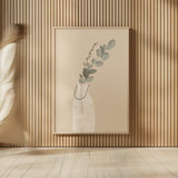 Natural Vessels I Tan by Becky Thorns. shown as over sized large wall art. Available as an archival giclee rolled canvas, fine art paper, or poster print. SKU 81177h.