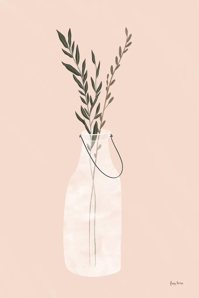 Natural Vessels II by Becky Thorns. SKU 73122h. Archival Giclee Fine art print for wall decor.