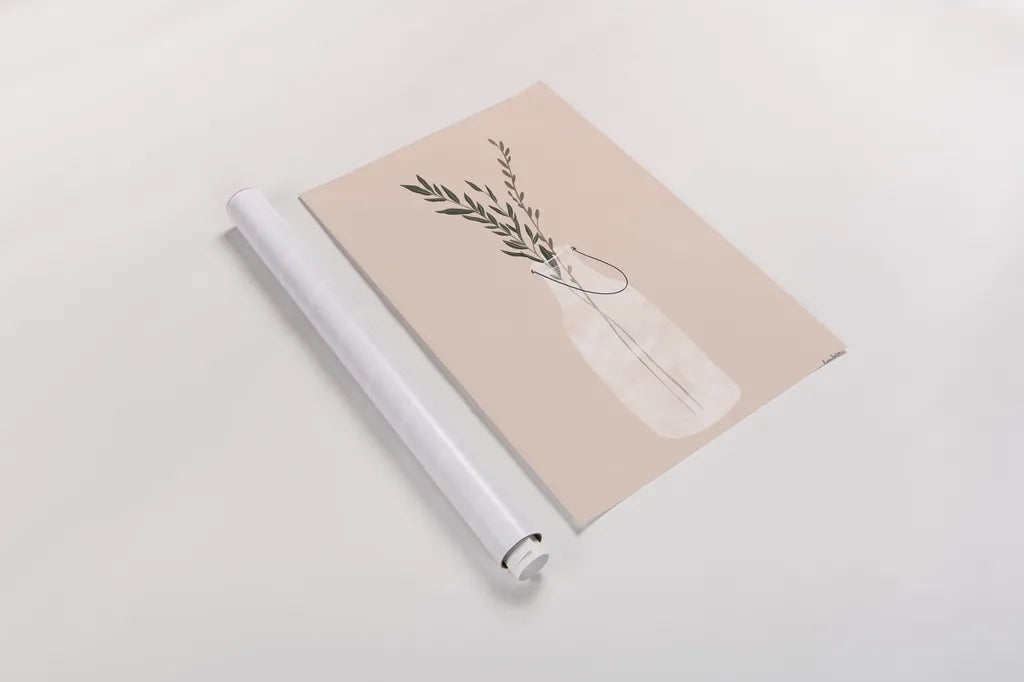 Natural Vessels II by Becky Thorns. shown as a rolled paper print. Available as archival giclee rolled canvas, fine art paper, or poster print. SKU 73122h.