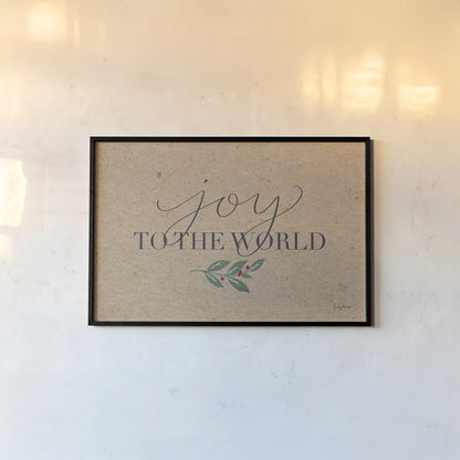 Neutral Christmas III by Becky Thorns. shown as a paper print in a black flame. Available as a archival giclee rolled canvas, fine art paper, or poster print. SKU 68400i.