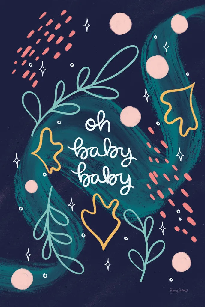 New Baby I by Becky Thorns. SKU 88720h. Archival Giclee Fine art print for wall decor.