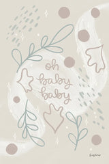 New Baby I Neutral by Becky Thorns. SKU 88809h. Archival Giclee Fine art print for wall decor.