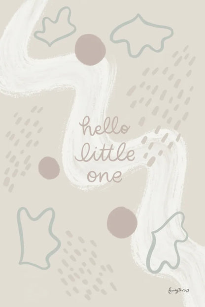 New Baby III Neautral by Becky Thorns. SKU 88811h. Archival Giclee Fine art print for wall decor.